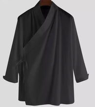 Load image into Gallery viewer, &quot;Black Oversized Kimono Shirt&quot;